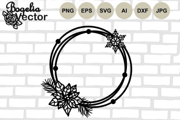 Christmas Circle Frame