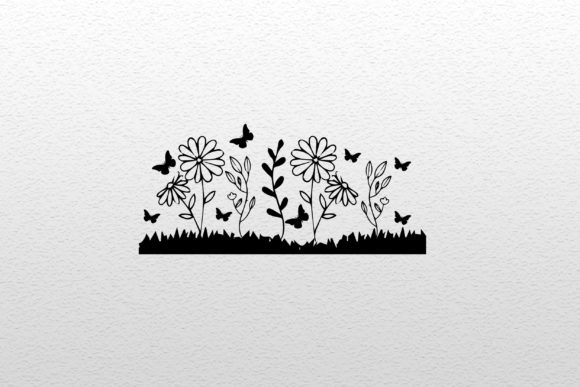 Floral Flower Summer Garden Wild SVG