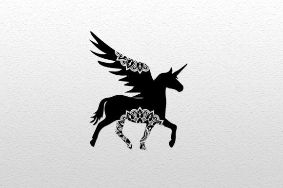 Floral Flower Unicorn Cut File SVG