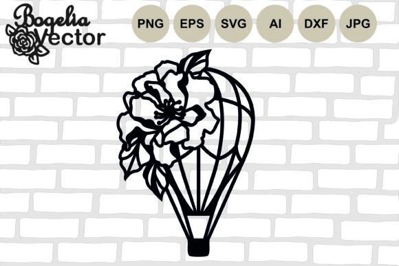Floral Hot Air Balloon