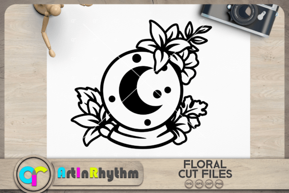 Floral Magic Crystal Ball SVG