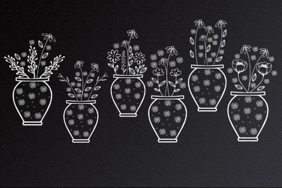 Floral Plant Tree Cut File SVG