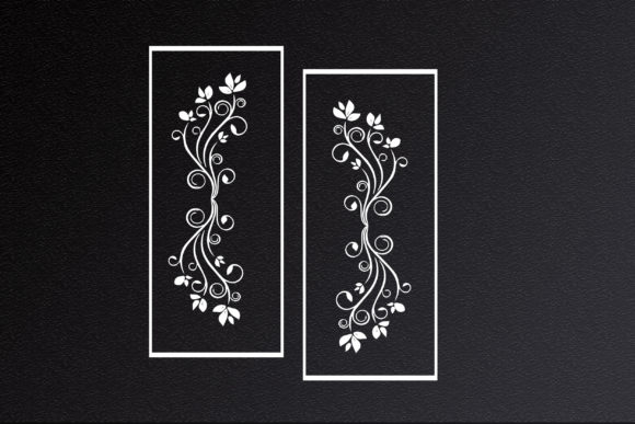 Floral Wall Mat Art Layer Cut SVG