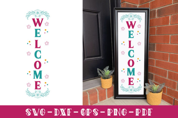 Welcome SVG – Spring Vertical Sign